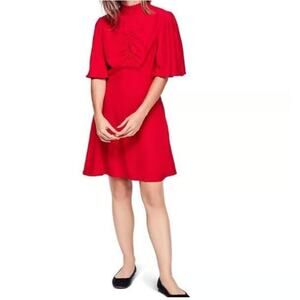 New! FREE PEOPLE Be My Baby RED Mini A-Line Dress